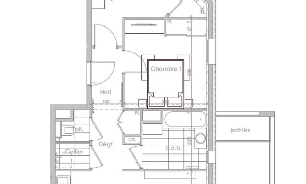 Location appartement Aix Les Bains 3 pièces 62 m2 - réf. 7093 - Photo 10