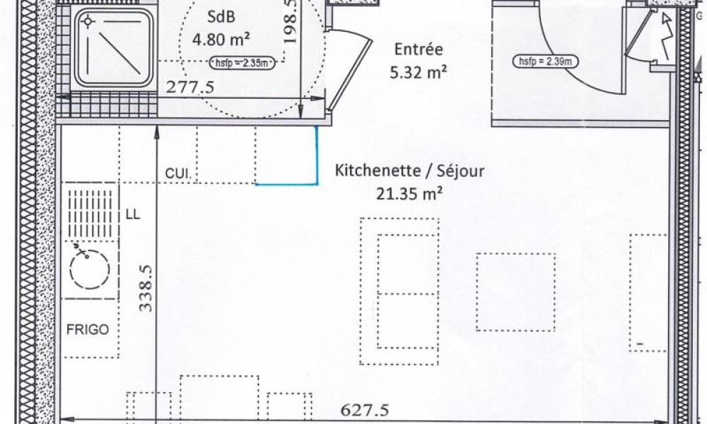 Location appartement Annecy 1 pièces 31 m2 - réf. 6350 - Photo 2